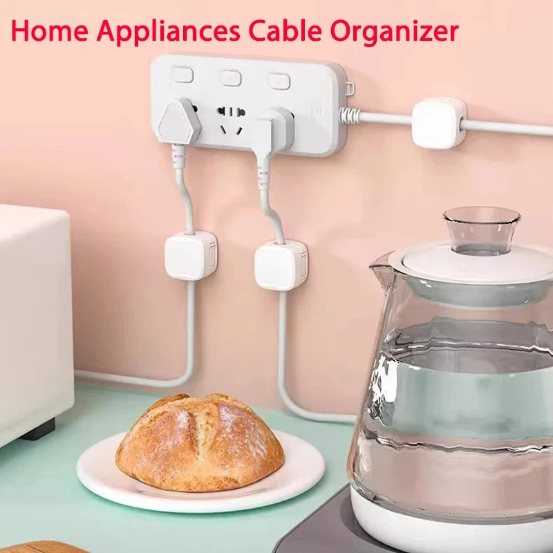 Magnetic Cable Clip Cable Holder Adhesive Wire Keeper Cord Cable Organizer for Home Office Under Desk Management — image 5
