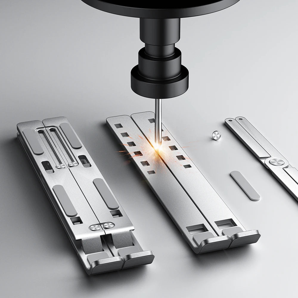 Adjustable Aluminum Laptop Stand With Cooling Design