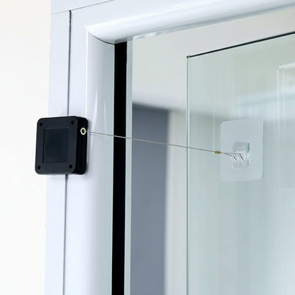 Automatic Door Closer Black Stainless Steel Spring Homiefy