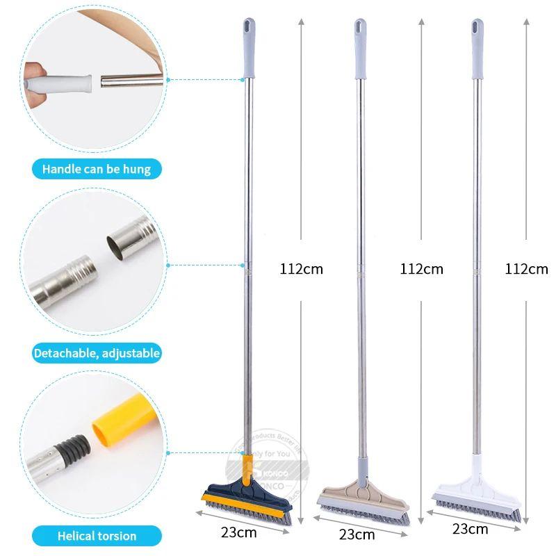2-in-1 Magnetic Cleaning Brush Yellow ABS
