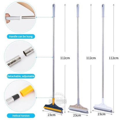 2-in-1 Magnetic Cleaning Brush Yellow ABS