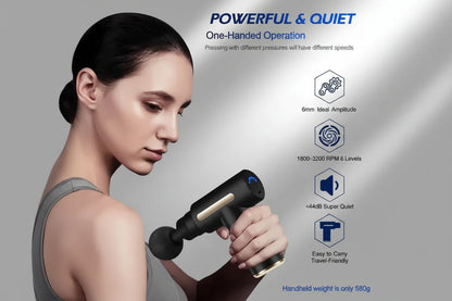 Mini Rechargeable Massager Gun for Office Yoga Fitness Relief