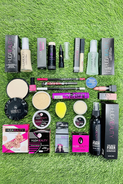 17-in-1 Professional Makeup Kit for Pakistani Skin & Climate | Complete Beauty Set
