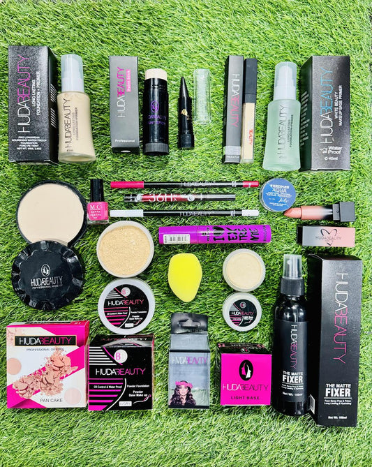 17-in-1 Professional Makeup Kit for Pakistani Skin & Climate | Complete Beauty Set
