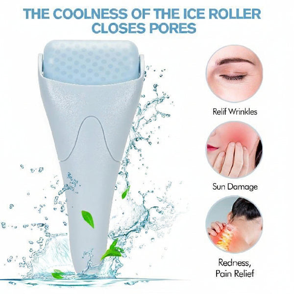 Ice Roller for Face | Cooling Facial Massager for Puffy & Tired Skin Homiefy