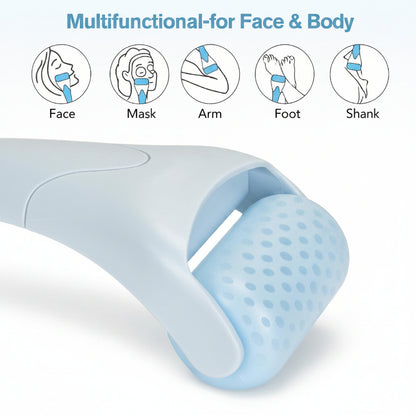 Ice Roller for Face | Cooling Facial Massager for Puffy & Tired Skin
