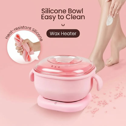 Pink Wax Heater Machine | Professional Hair Removal Wax Warmer for Home & Salon Use
