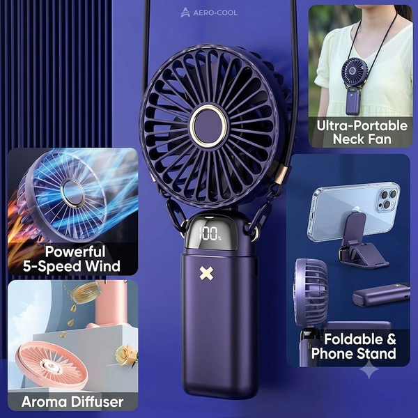Foldable Rechargeable Fan Homiefy