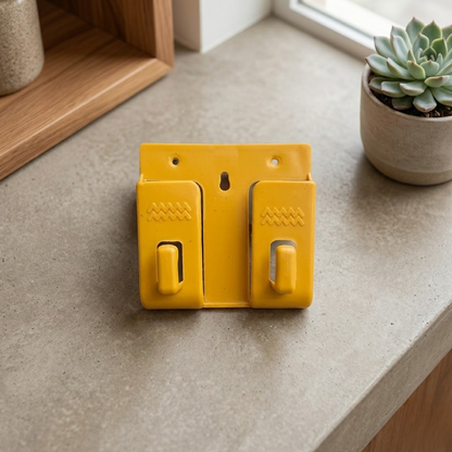 Wall Mounted Universal Mobile Phone Holder | Space-Saving Charging Stand & Remote Organizer | Pack of 5 (Random Colors)