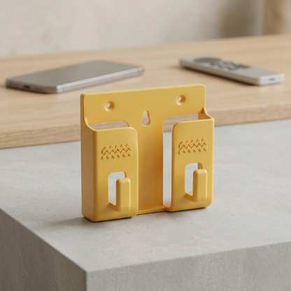 Wall Mounted Universal Mobile Phone Holder | Space-Saving Charging Stand & Remote Organizer | Pack of 5 (Random Colors)