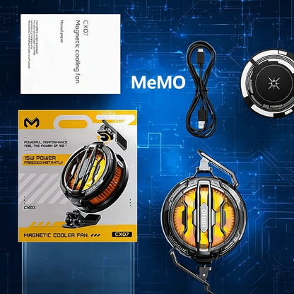 MEMO CX07 15W Magnetic Mobile Cooling Fan | Gaming Phone Cooler | Powerful Heat Dissipation