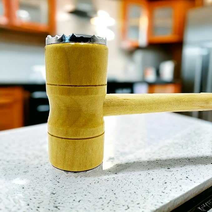 Wooden Meat Tenderizer Mallet — image 4