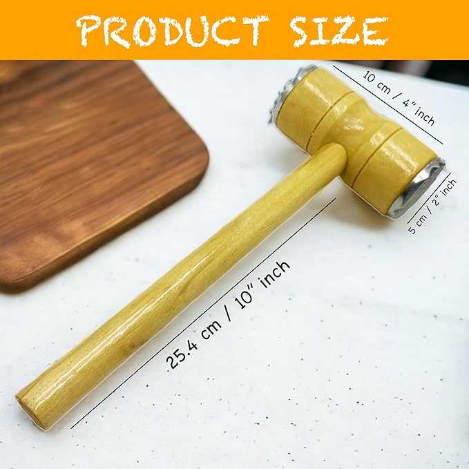 Wooden Meat Tenderizer Mallet — image 2