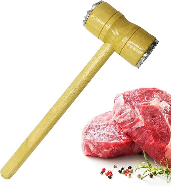 Wooden Meat Tenderizer Mallet — image 5