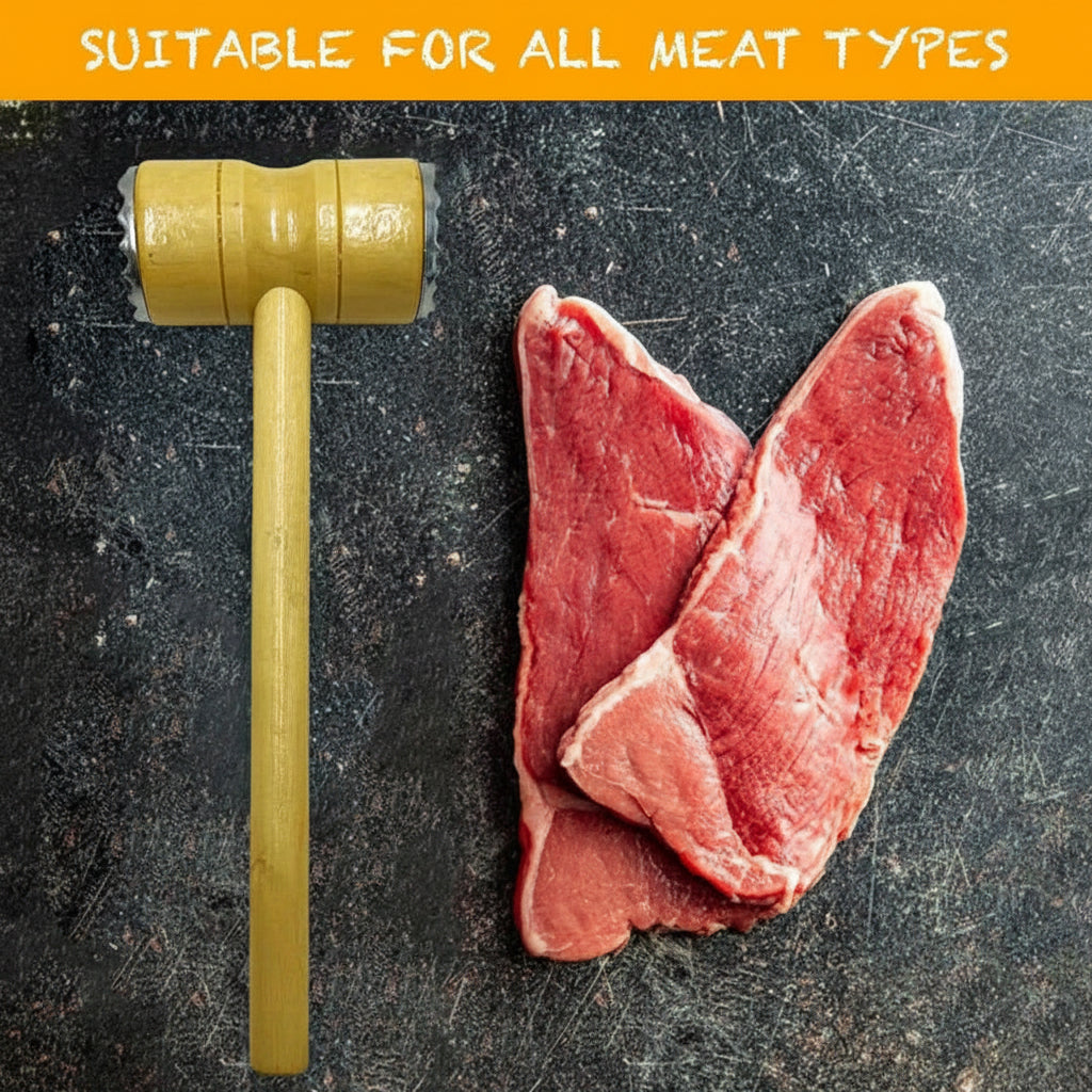 Wooden Meat Tenderizer Mallet — image 1