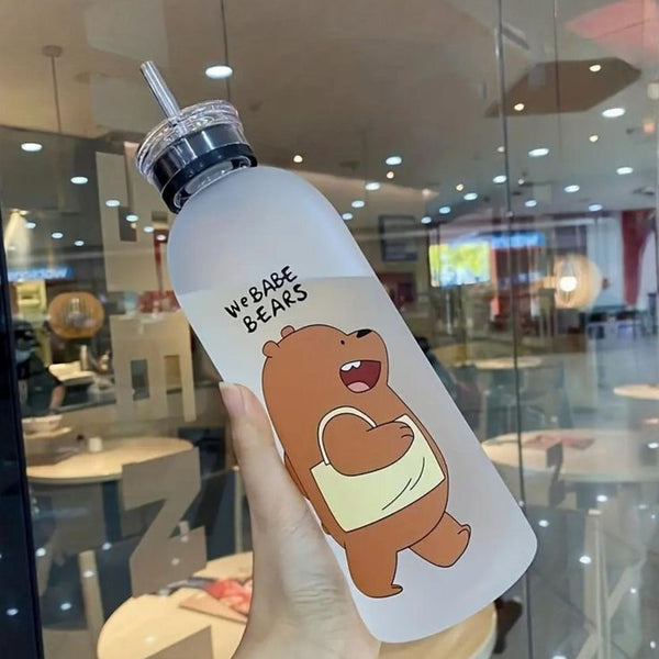 We Bare Bears Panda Water Bottle Homiefy