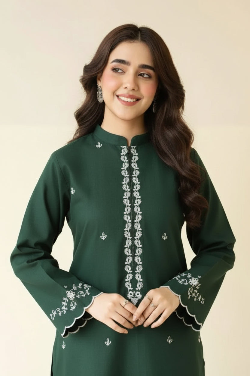 2 Piece Embroidered Lawn Suit Azadi Special