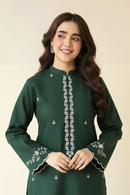 2 Piece Embroidered Lawn Suit Azadi Special
