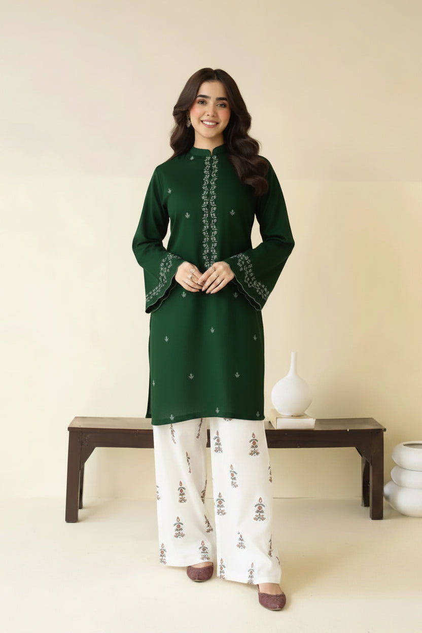2 Piece Embroidered Lawn Suit Azadi Special