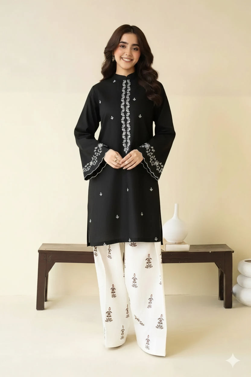 2 Piece Embroidered Lawn Suit Azadi Special