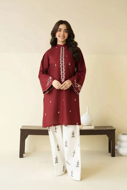 2 Piece Embroidered Lawn Suit Azadi Special