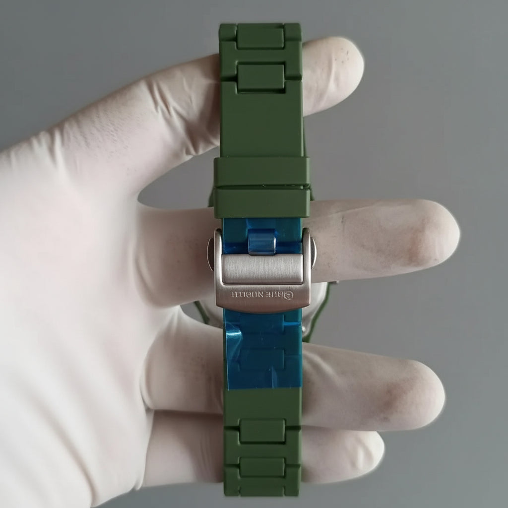 Olive Green Aura Watch | Military Style