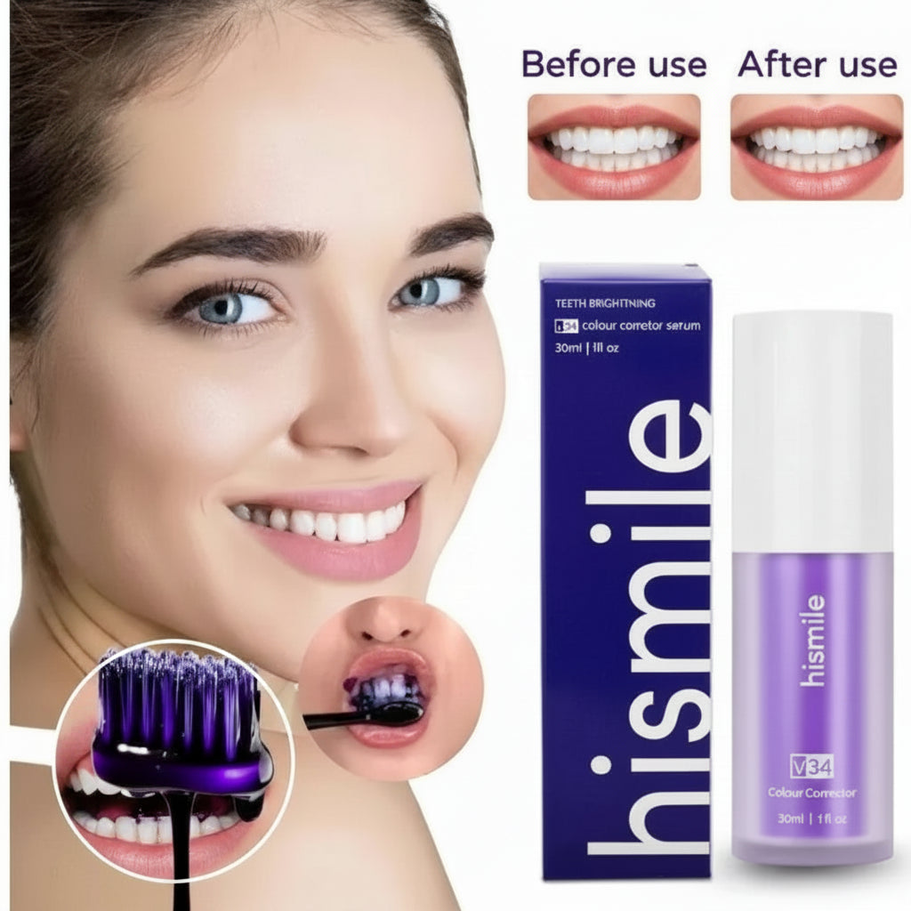 Teeth Whitening Serum V34 Purple 30ml Homiefy