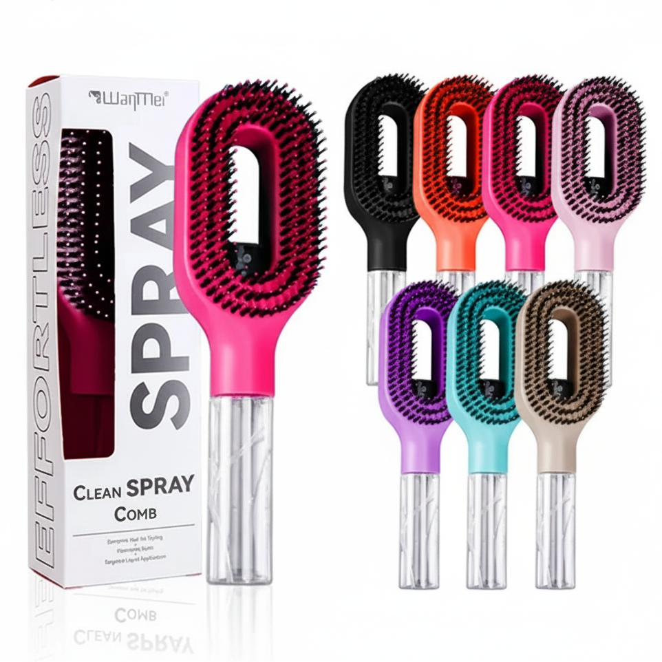 2 in 1 Water Spray Hair Brush Homiefy