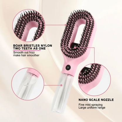 2 in 1 Water Spray Hair Brush Homiefy