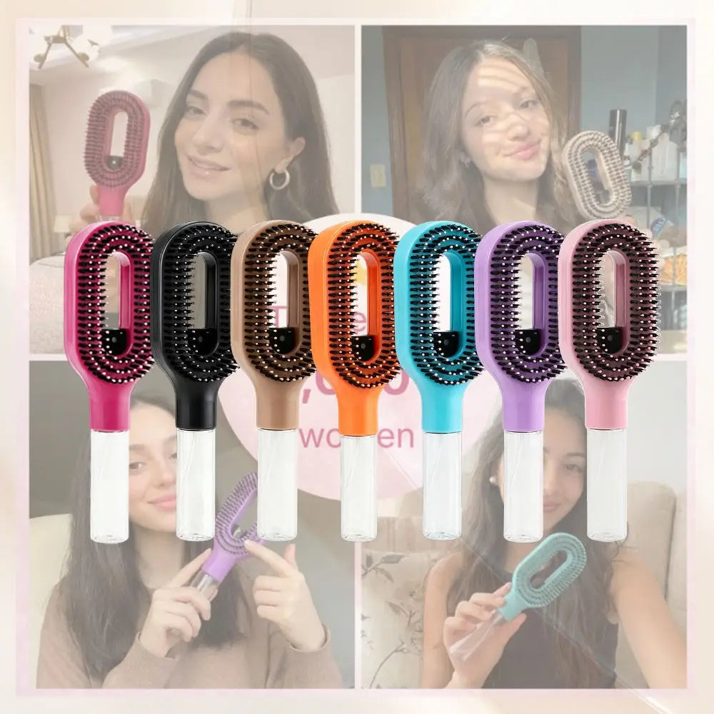 2 in 1 Water Spray Hair Brush Homiefy