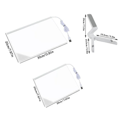 Acrylic LED Writing Tablet with Neon Glow Homiefy