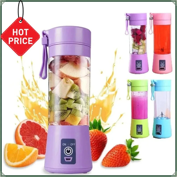 Portable Electric Juicer Cup Blender – Mini Fruit Mixer