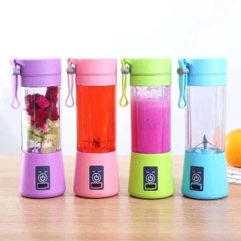 Portable Electric Juicer Cup Blender – Mini Fruit Mixer
