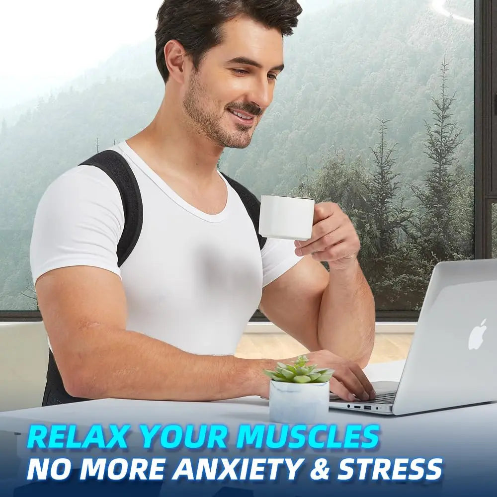 Adjustable Back Brace Posture Corrector With Full Support