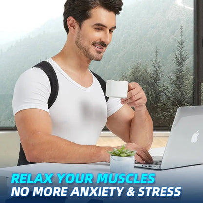 Adjustable Back Brace Posture Corrector With Full Support