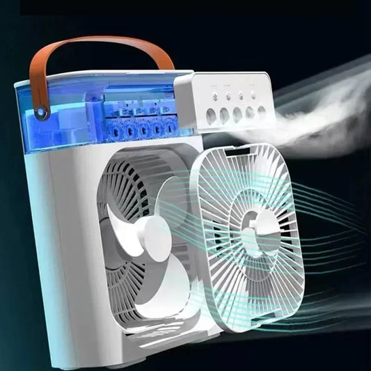 Portable Mini Air Cooler Fan – USB Desktop Hydrocooling