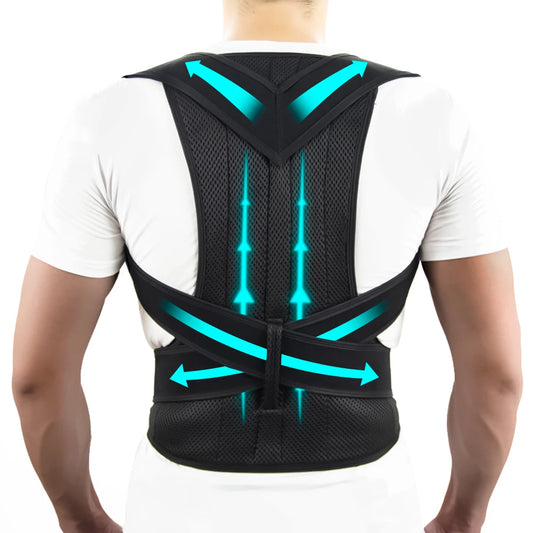 Adjustable Back Brace Posture Corrector With Full Support