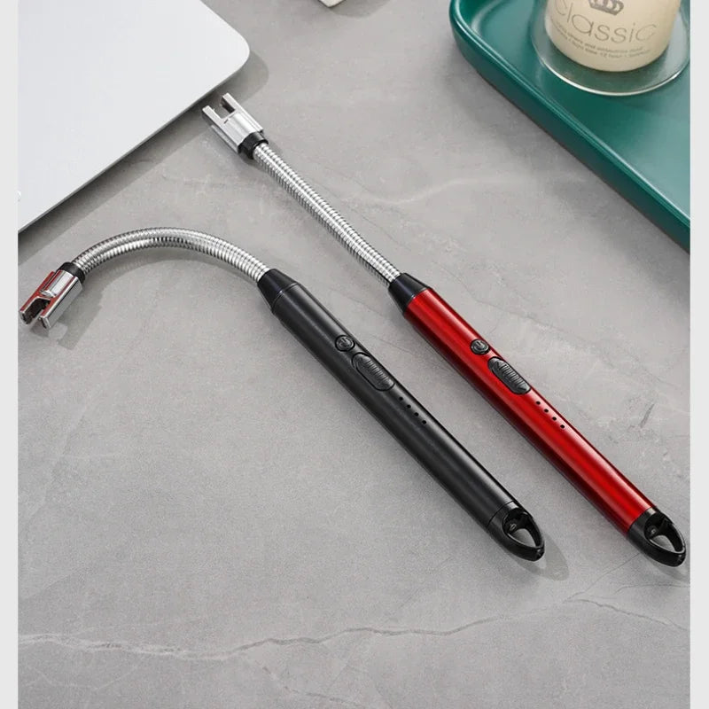 USB Rechargeable Long-Handle Kitchen Gas Lighter