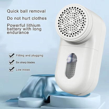 Rechargeable Lint Remover For Sweaters With 5-Blade Head
