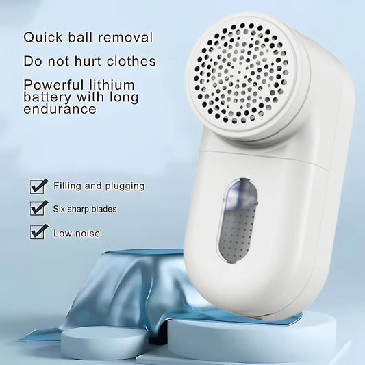 Rechargeable Lint Remover For Sweaters With 5-Blade Head