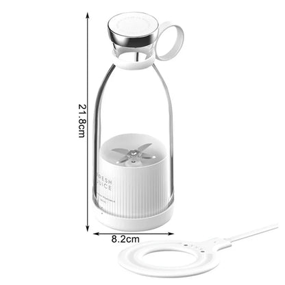 Wireless Portable Juicer Blender Cup – 4-Blade Mini Mixer