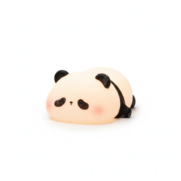 Panda LED Night Light – Soft Silicone USB Bedside Lamp