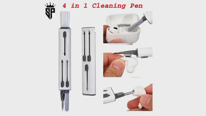 4 in 1 Earphone Cleaning Pen with soft bristle brush