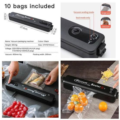 Electric Vacuum Food Sealer Machine – One-Touch Operation