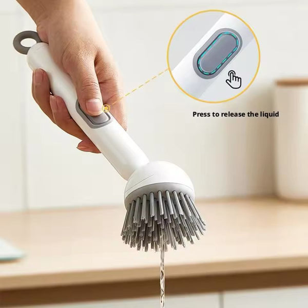 Kitchen Cleaning Brush with Soap Dispenser Homiefy