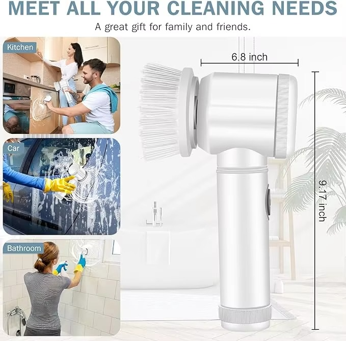 Electric Spin Scrubber cleaning brush