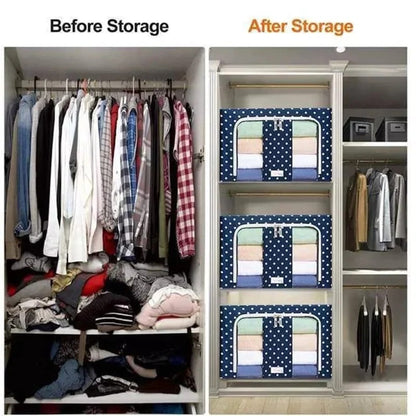 Foldable Clothes Storage Organizer Bin