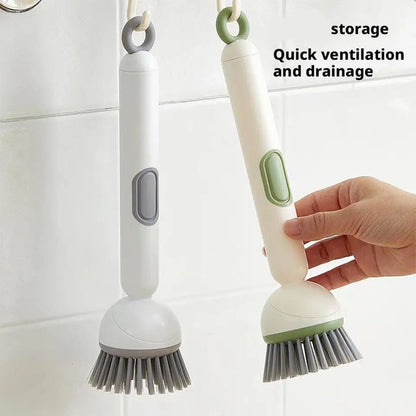 Kitchen Cleaning Brush with Soap Dispenser
