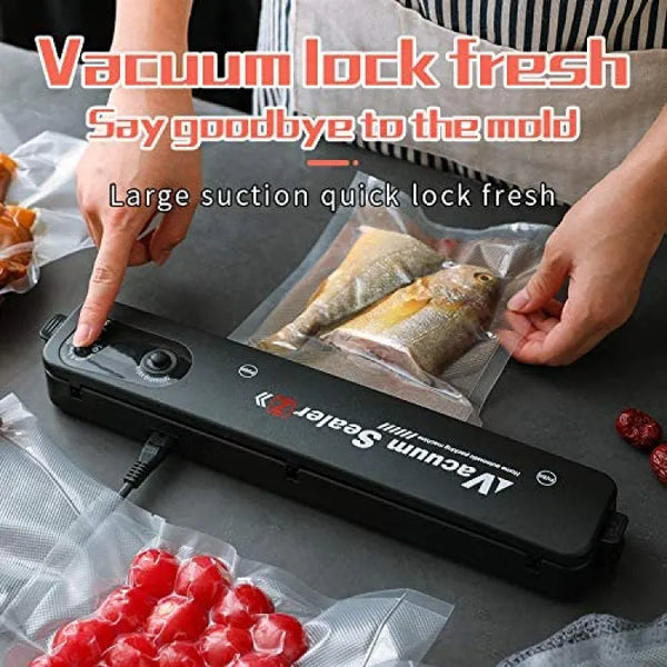 Electric Vacuum Food Sealer Machine – One-Touch Operation