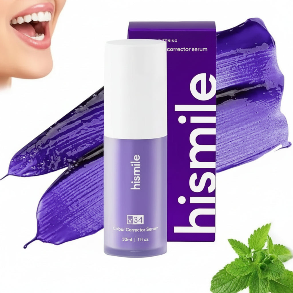 Teeth Whitening Serum V34 Purple 30ml Homiefy
